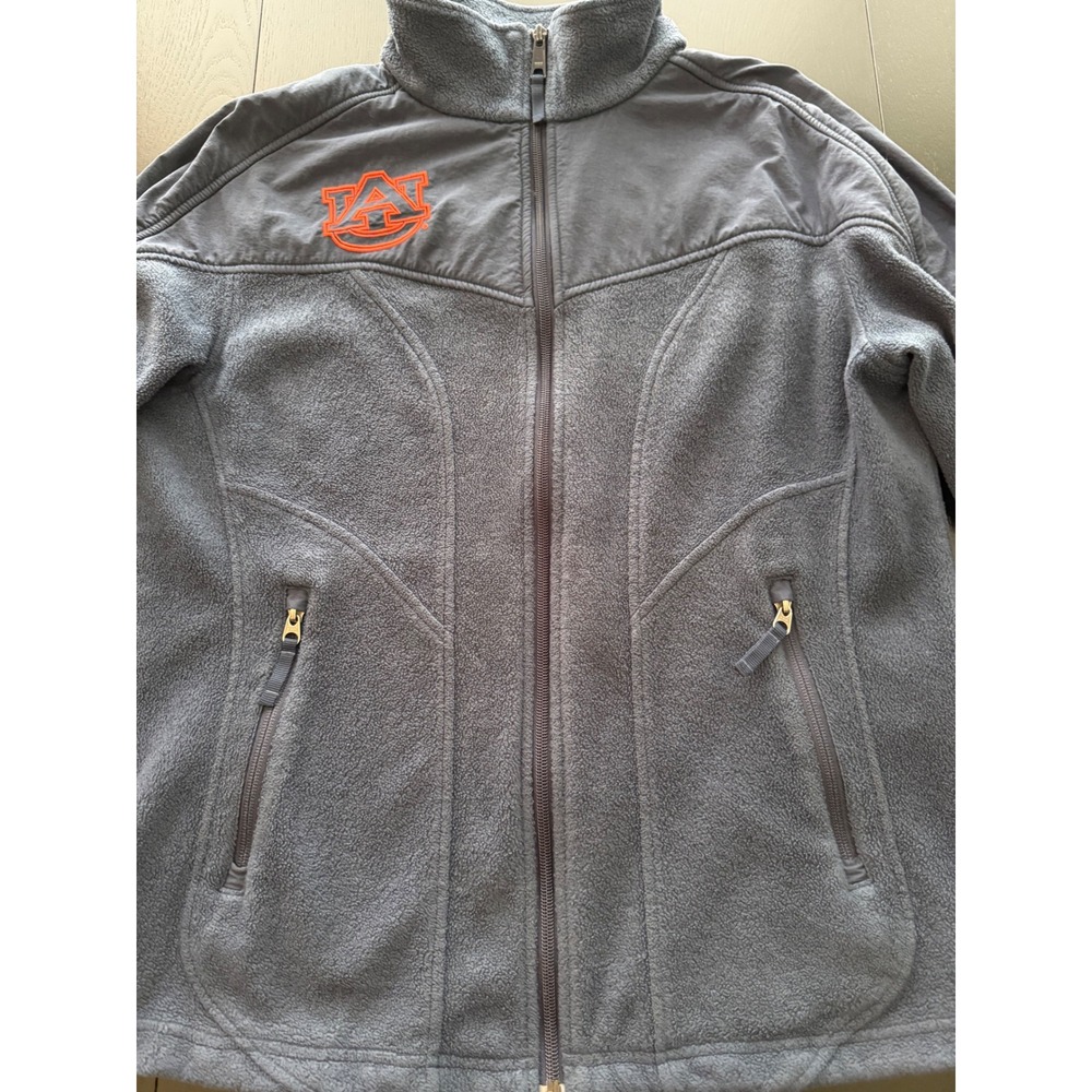 Auburn University x Columbia Fleece Jacket Womens XL Navy Embroidered War Eagle - Picture 10 of 14